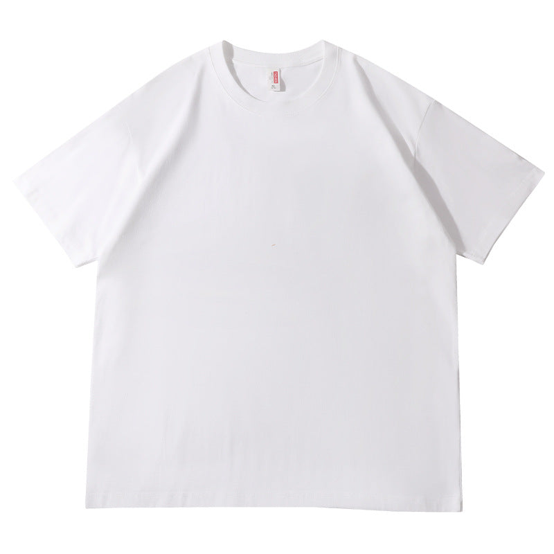半袖Tシャツ ゆったりシルエット ミドル丈 カジュアル ドロップショルダー コットン