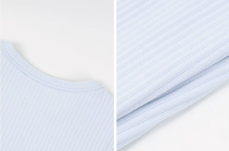 きれいさっぱり!半袖Tシャツクルーネックシックフィットトップス