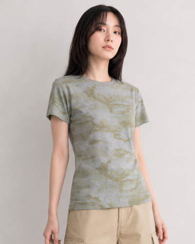 American Retro Camo Tie-Dye! A soft, comfortable, and uniquely styled short-sleeved T-shirt.