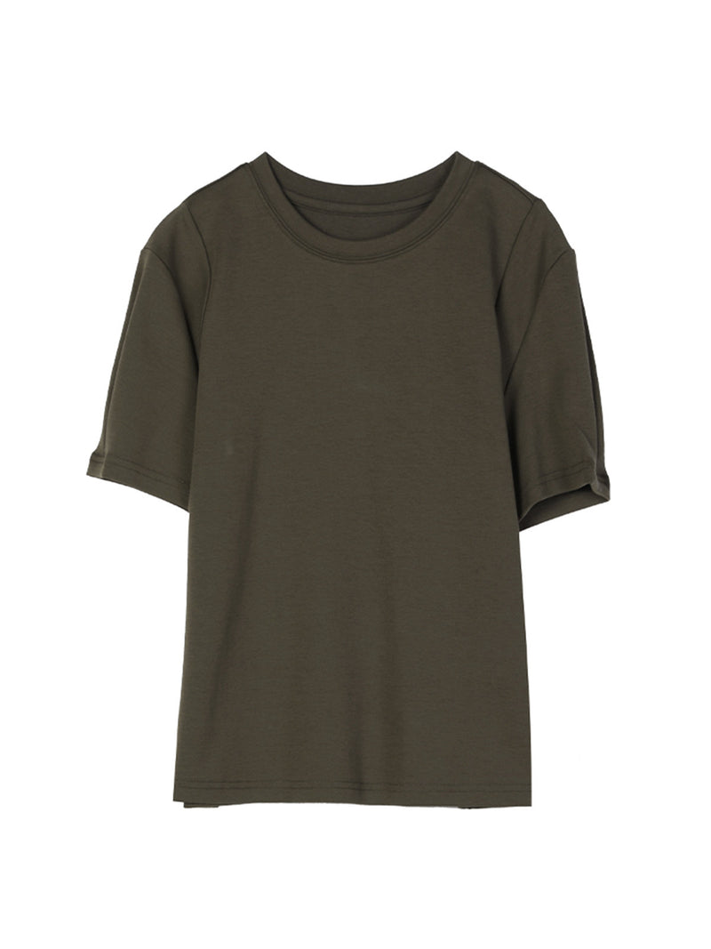 ゆったりとした、袖口のデザイン感!ゆったり半袖Tシャツデザイン感カジュアルトップス