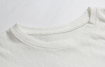 【秋新作】ラウンドネック ラグラン風プリント長袖Tシャツ