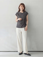 S~2XL アシンメトリーカシュクール リボン付きノースリーブトップス