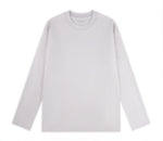 クルーネック ストレートシルエット ゆったり 長袖Tシャツ