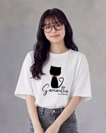 ゆったりドロップショルダー プリントTシャツ