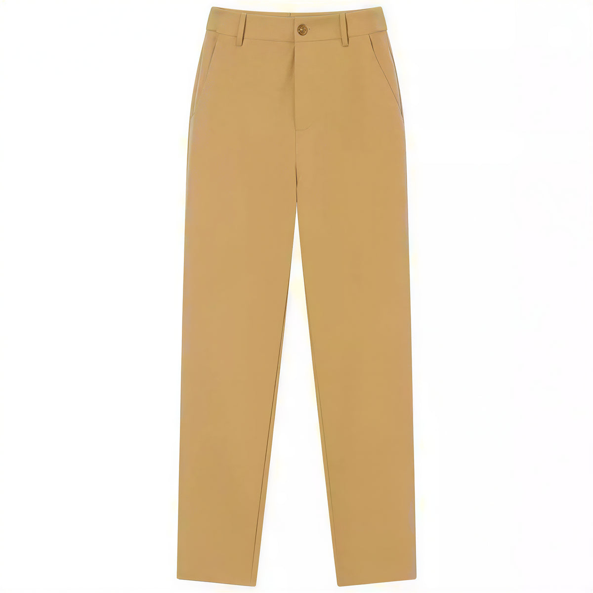 ハイウエスト ストレート 9分丈 シガレットパンツ
