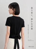 クロスVネック スリムフィット 半袖Tシャツ