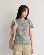 American Retro Camo Tie-Dye! A soft, comfortable, and uniquely styled short-sleeved T-shirt.
