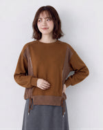 M~2XL 切り替えドローストリング リブスウェット