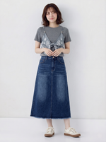 半袖Tシャツ2枚フェイクスカーフ個性的アートキルティングトップス