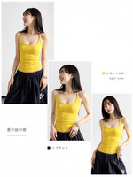 S-XL ボディラインをきれいに見せるレーサーバックキャミソールタンク