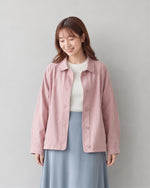 襟付きルーズシルエットジャケット