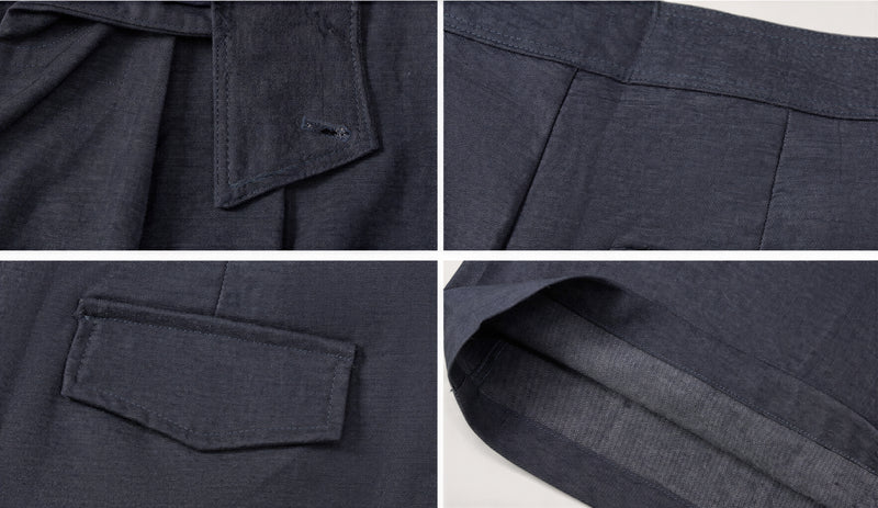 S~XL ハイウエスト ドレープ感 アシンメトリー ワイドパンツ