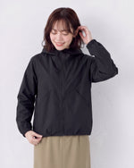 【秋新作】M~2XL ショート丈 配色切り替えライン ジップアップ フードジャケット