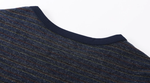 ラインをきれいに見せる 配色クルーネックTシャツ