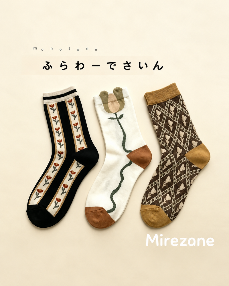 配色 コットンソックス