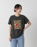 油絵アート！人と被りにくい高級感のあるスリム半袖Tシャツトップス