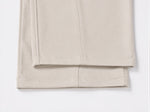 【全4色】M~XL ハイウエスト ドローストリング 裾だまりワイドパンツ