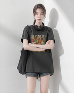 油絵アート！人と被りにくい高級感のあるスリム半袖Tシャツトップス