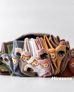 新商品をピックアップ 汗吸収 無地 刺繍 動物柄 ソックス