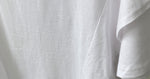 ラウンドネック フリルスリーブ ゆったりTシャツ