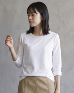 クルーネック フィットインナー 長袖Tシャツ