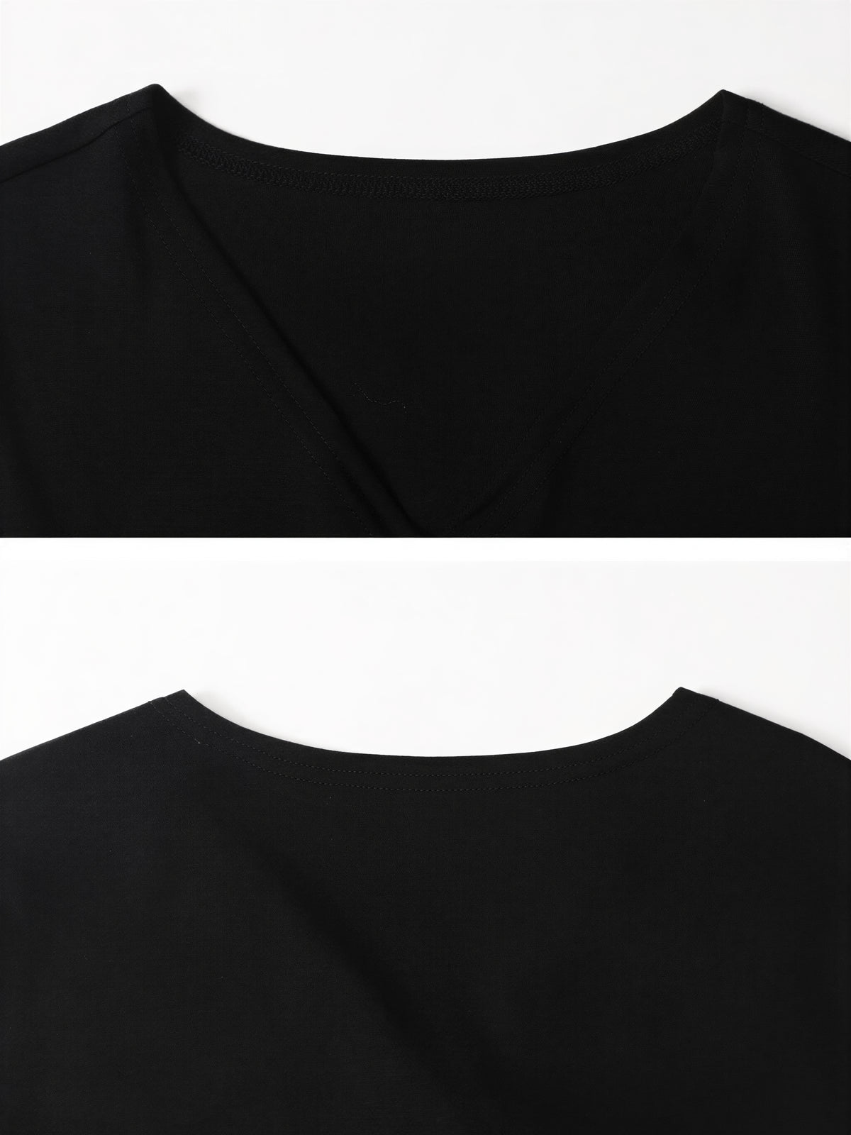 クロスVネック スリムフィット 半袖Tシャツ