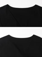 クロスVネック スリムフィット 半袖Tシャツ