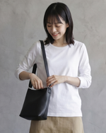 クルーネック フィットインナー 長袖Tシャツ