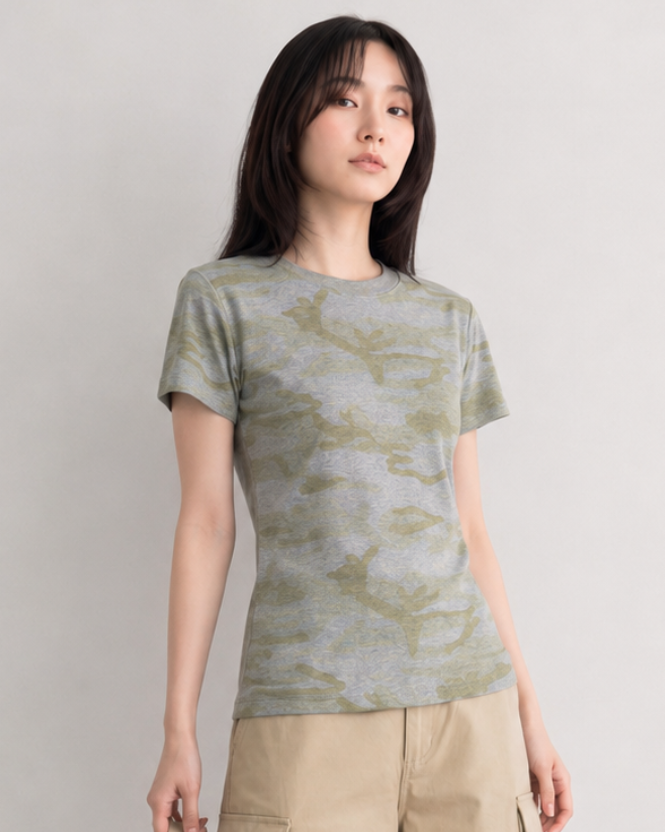 American Retro Camo Tie-Dye! A soft, comfortable, and uniquely styled short-sleeved T-shirt.