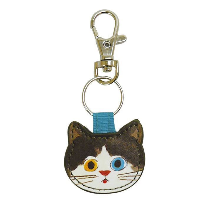 テクスチャ 可愛い猫ちゃん バッグチャーム／キーホルダー