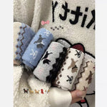 5色展開｜アニマル柄 ミドル丈ソックス