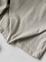 襟付きVネック スリムフィット長袖Tシャツ