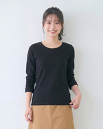 クルーネック フィットインナー 長袖Tシャツ