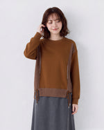 M~2XL 切り替えドローストリング リブスウェット