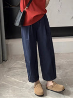 ゆったり細見え ウエストゴム バルーンパンツ