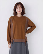 M~2XL 切り替えドローストリング リブスウェット
