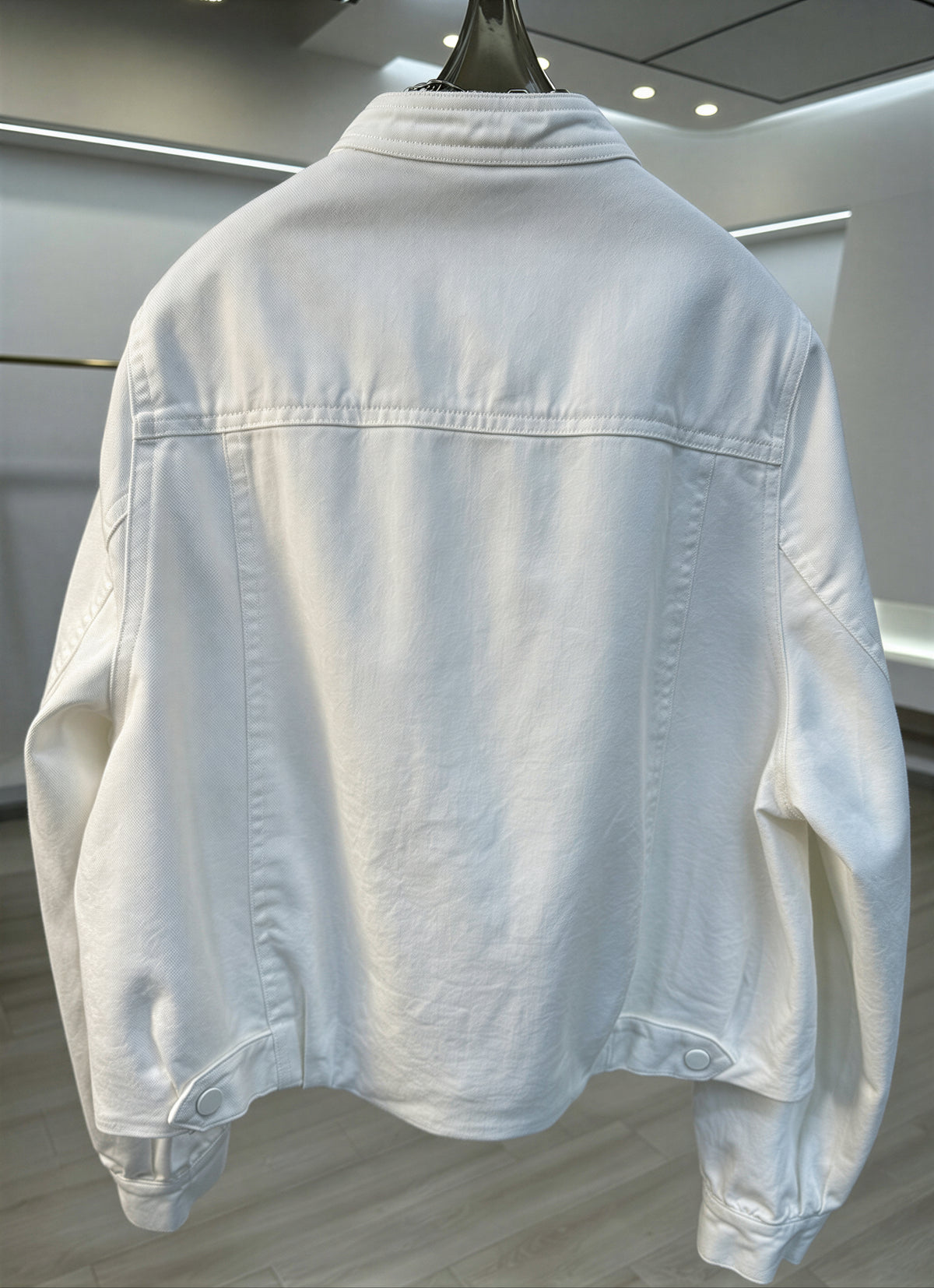 S~XL スタンドカラー ショート丈ワークジャケット