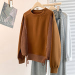 M~2XL 切り替えドローストリング リブスウェット