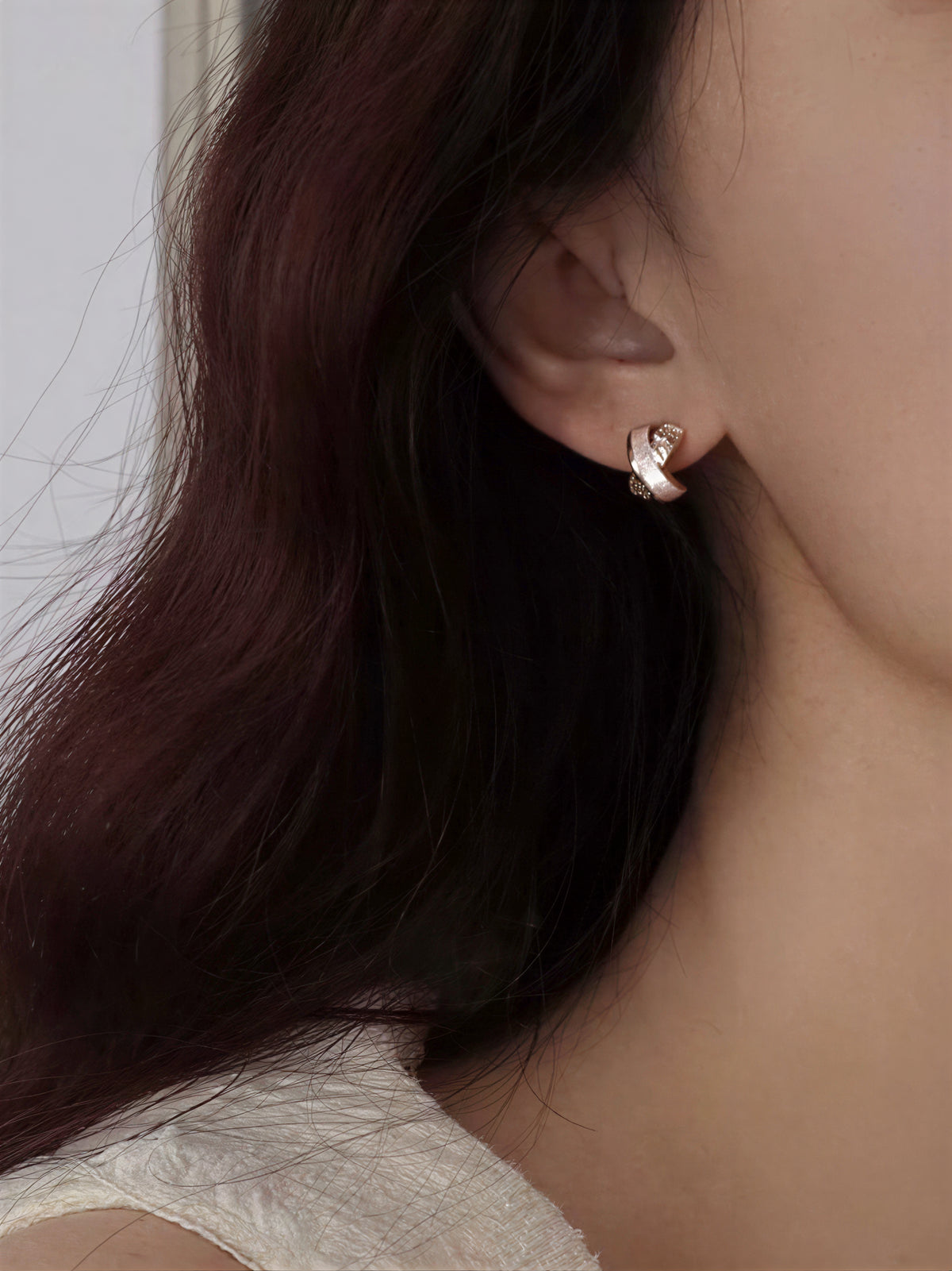 クロスシェル ジルコンピアス