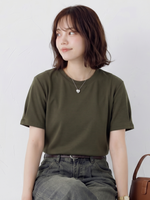 ゆったりとした、袖口のデザイン感！ゆったり半袖Tシャツデザイン感カジュアルトップス
