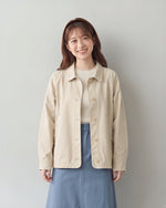 襟付きルーズシルエットジャケット