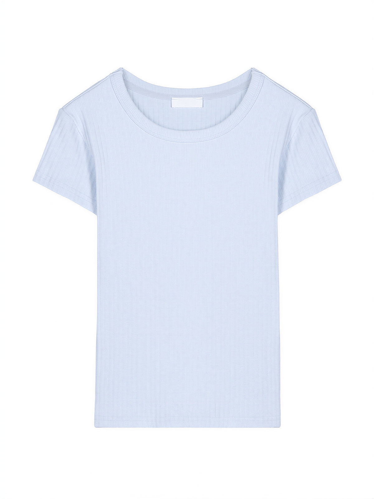 きれいさっぱり！半袖Tシャツクルーネックシックフィットトップス