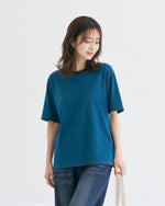 【全3色】ゆったりストレート 配色トリムTシャツ | 肌触り柔らかい