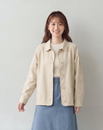 襟付きルーズシルエットジャケット