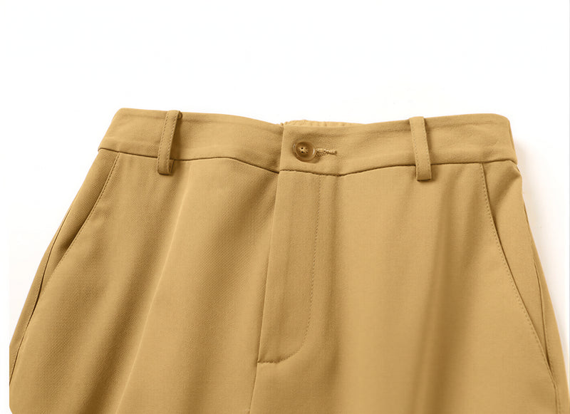 ハイウエスト ストレート 9分丈 シガレットパンツ