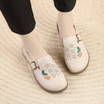 【全3色】カットワーク×バックル ローファー