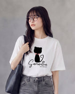 ゆったりドロップショルダー プリントTシャツ