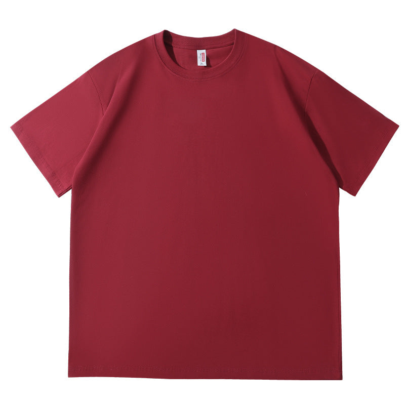 半袖Tシャツ ゆったりシルエット ミドル丈 カジュアル ドロップショルダー コットン