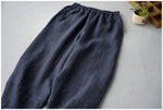 【全4色】S~5XL ウエストゴム ゆったり立体ハーレムパンツ
