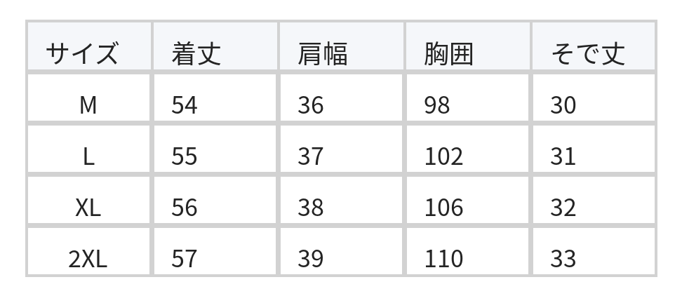 快適コットン メロウフリル襟 パフスリーブブラウス size chart 1